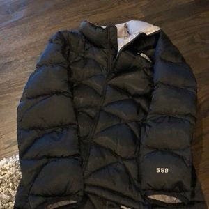 Black North Face coat
